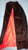 Adult Male Costumes to Hire - Black velvet cloak with red lining